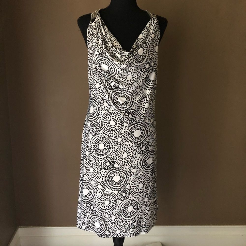 Essentials by Milano Halter Dress w/ Silver strap